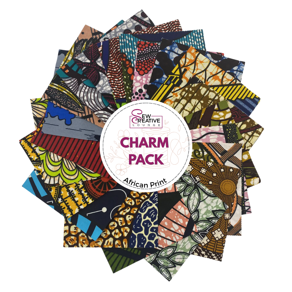 African Print Charm Packs - Unleash Your Quilting Imagination