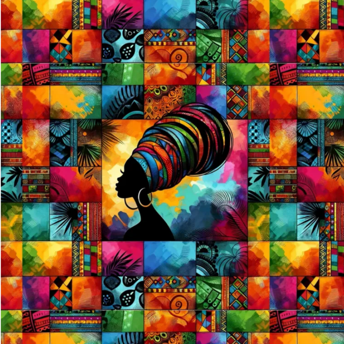 AfroChic Elegance Fabric