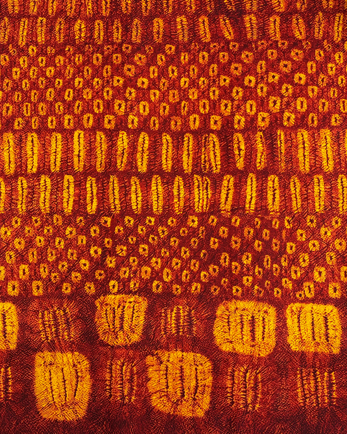 Bonfire Glow African Print Fabric
