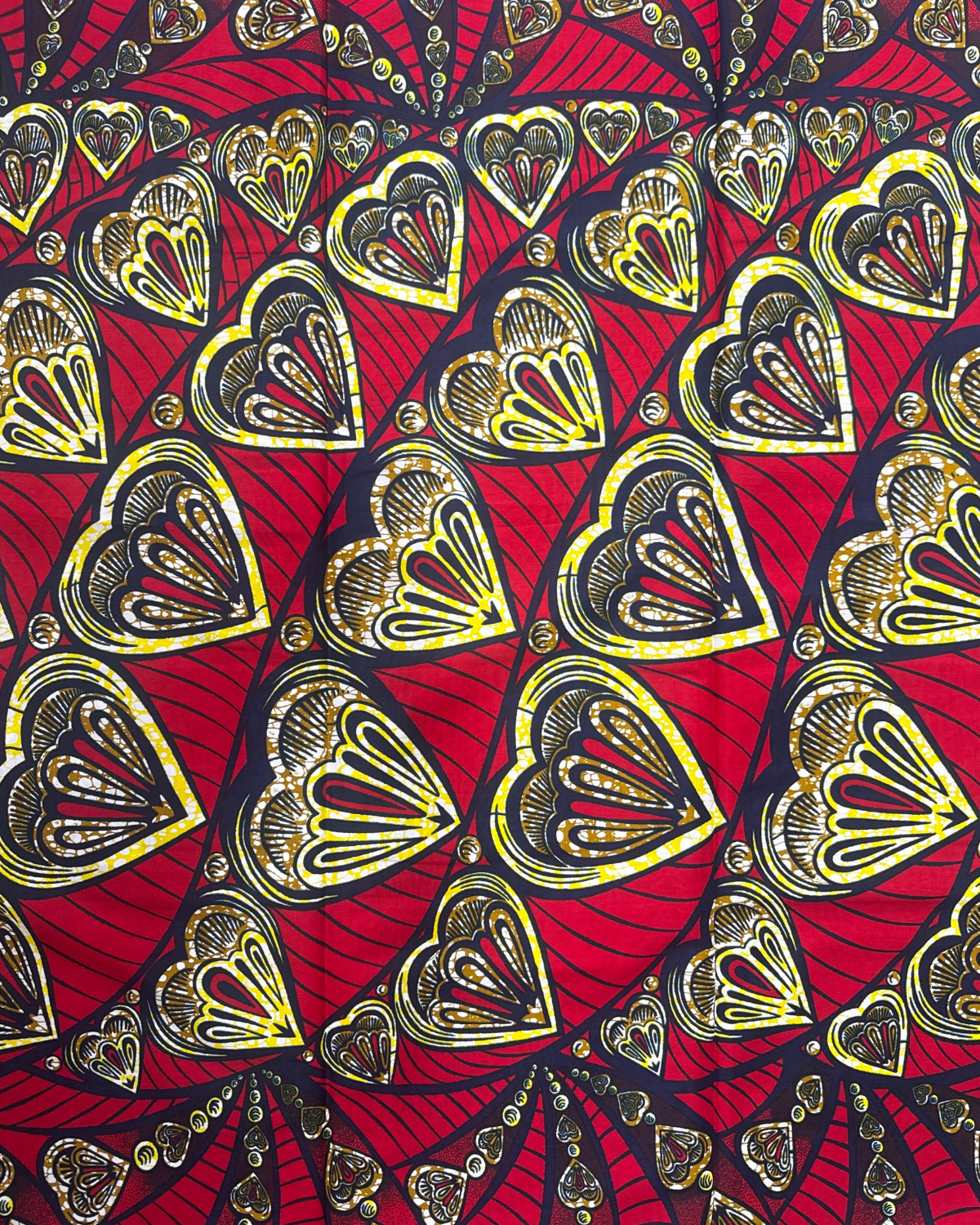 Love in Motion African Print Fabric