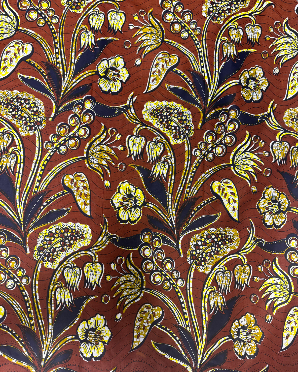 Autumn Bloom African Print Fabric