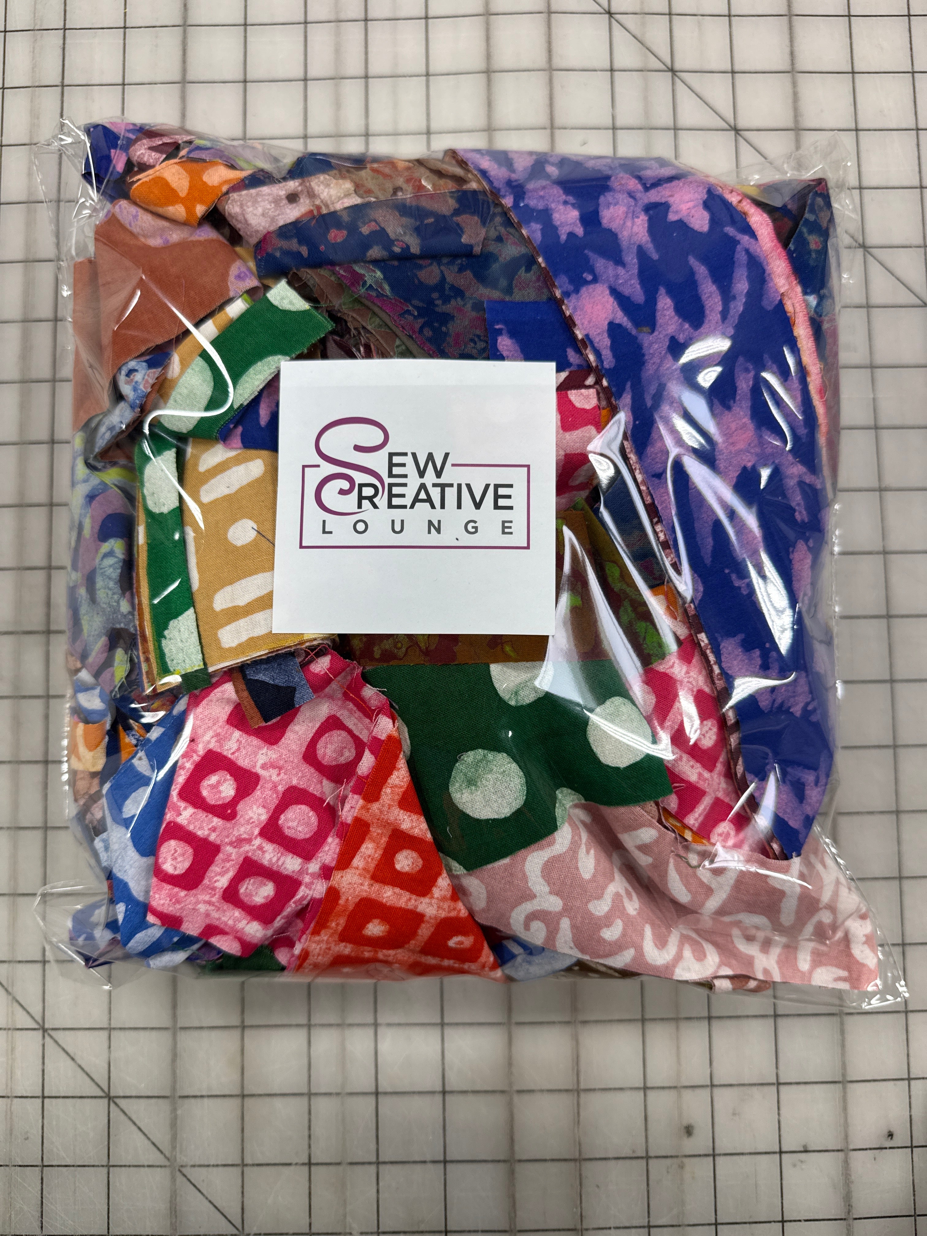 Premium Ghana Batik Scrap fabric