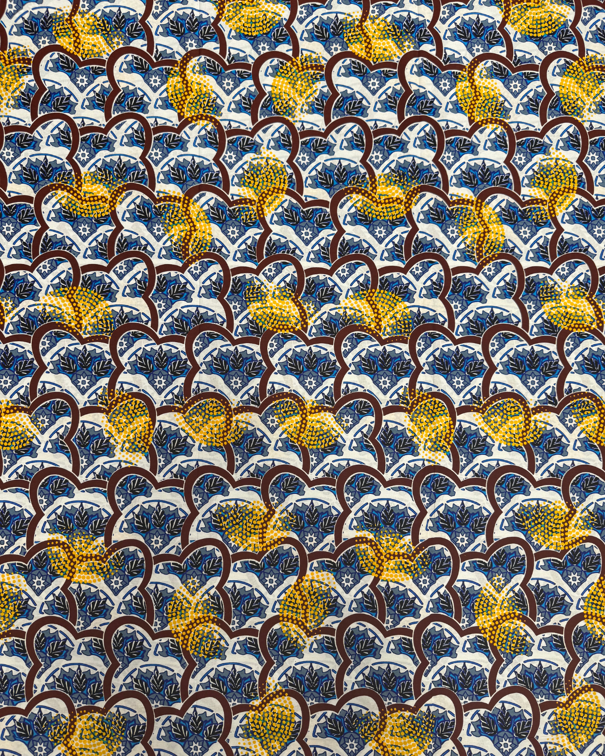 Birdsong Mosaic African Print Fabric
