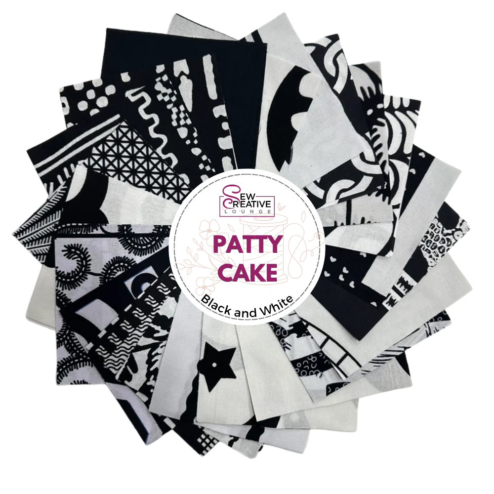 Black and White African Print -Patty Cakes