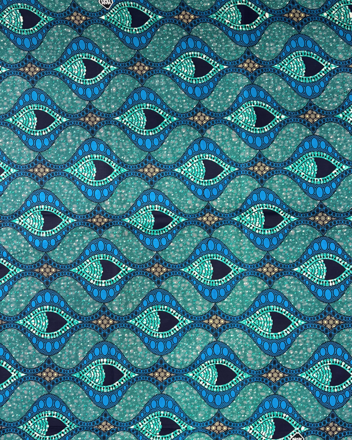 Blue Lagoon African Print Fabric