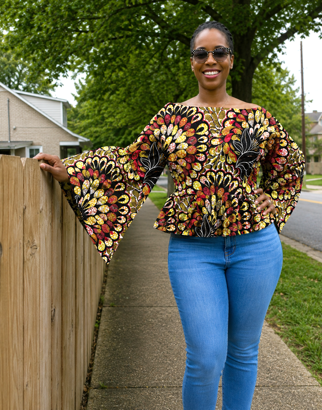 Mina Sparkle African Print Fabric