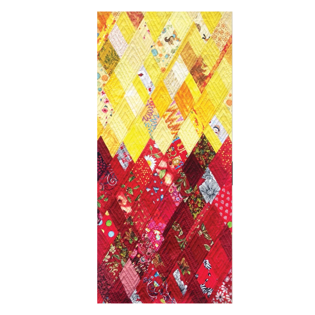 DANCING DIAMONDS ART QUILT