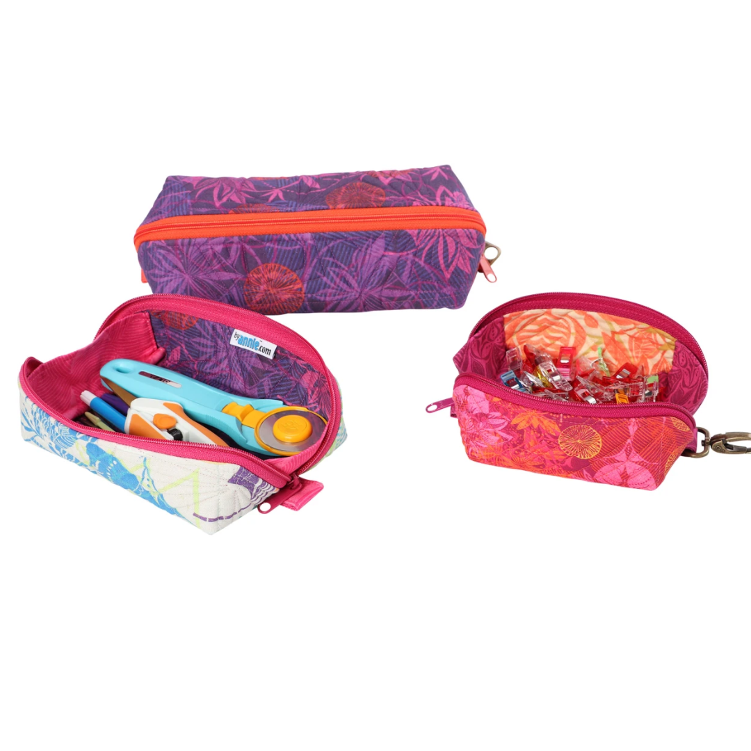 Drop Zone Zippered Tray Trio Pattern