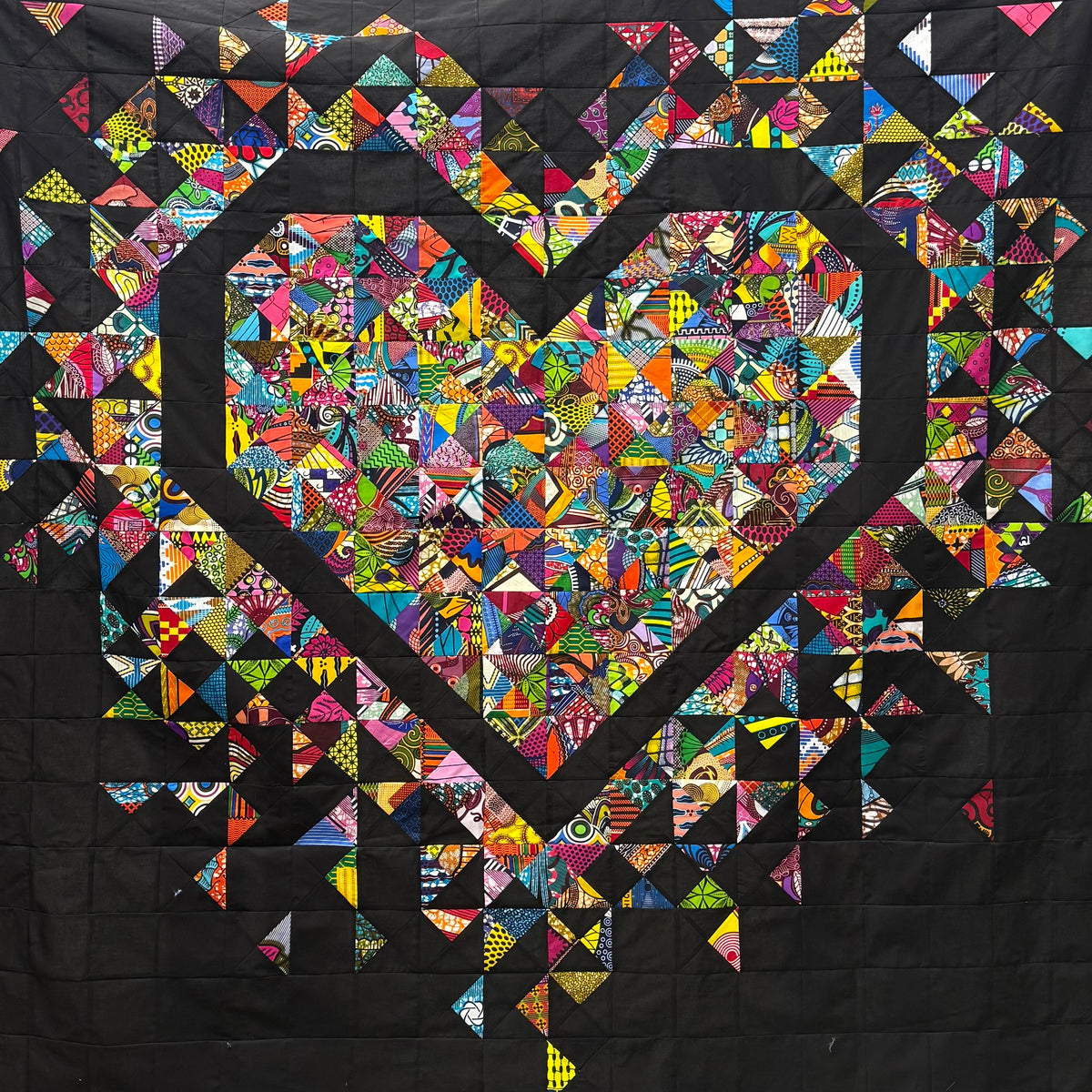 Exploding Boom Quilt Exploding Heart Quilt Pattern and Kit