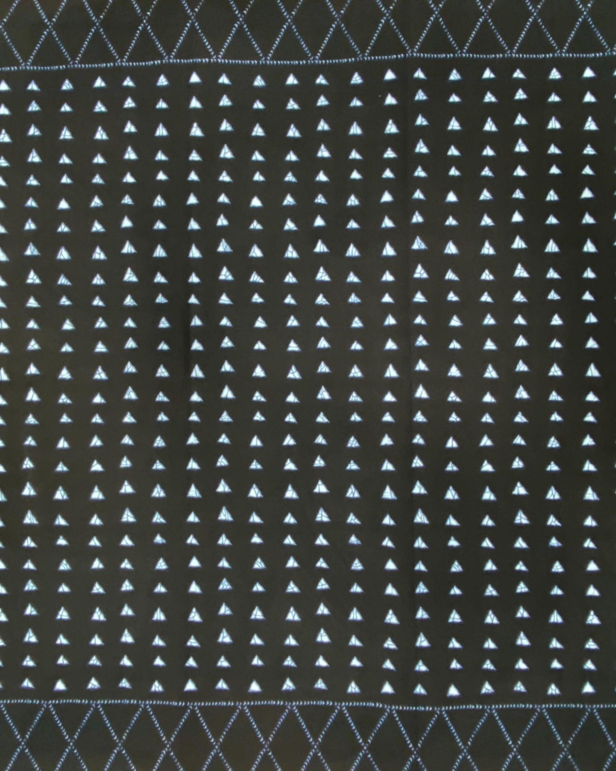 Ebony Triangles African Print Fabric