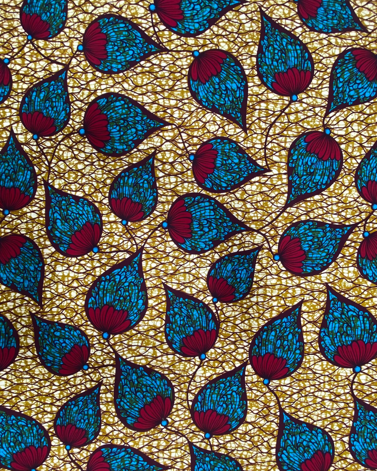 Ankara Botanica African Print Fabric
