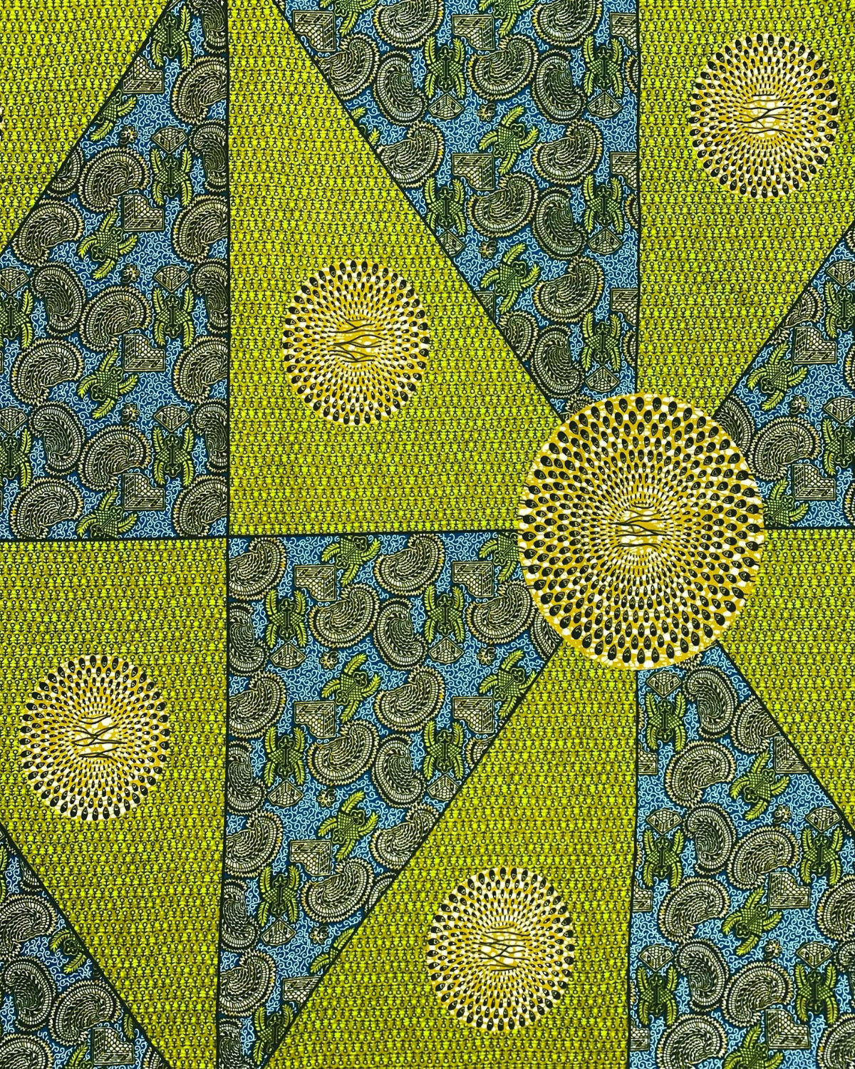 Temple of the Sun African Print Fabric