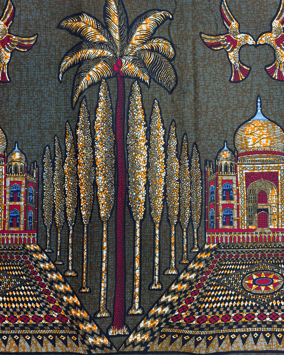 Path to Paradise African Print Fabric