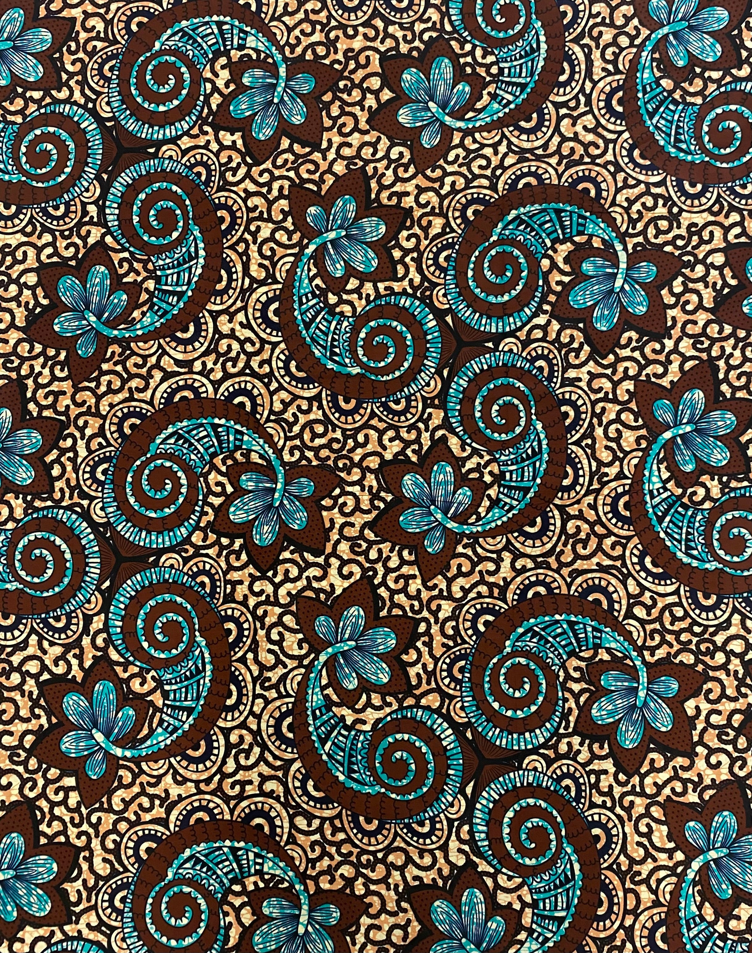 Peach Swirl Motif