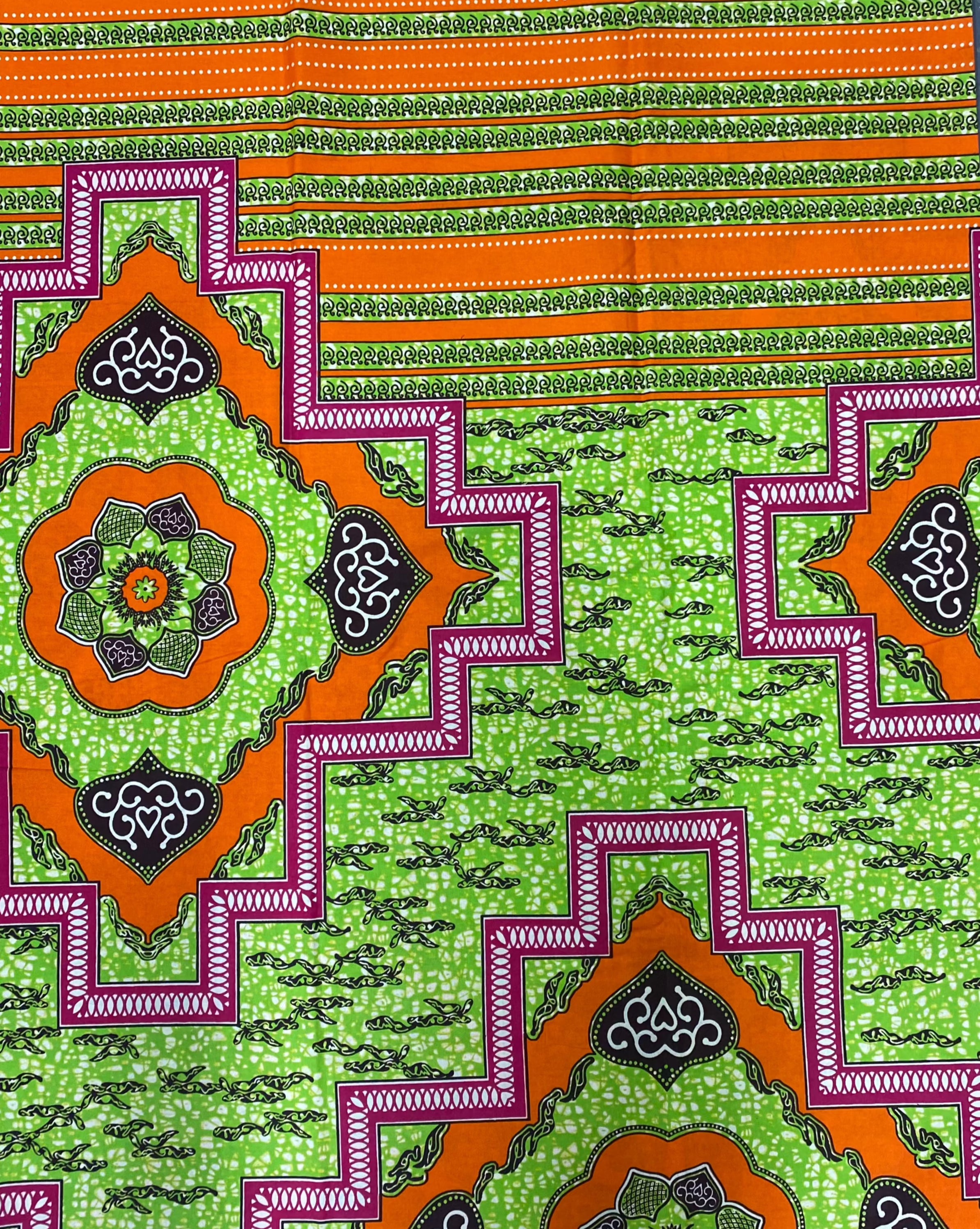 Floral Centerpiece Premium Cotton Fabric by the Yard - Versatile Use
