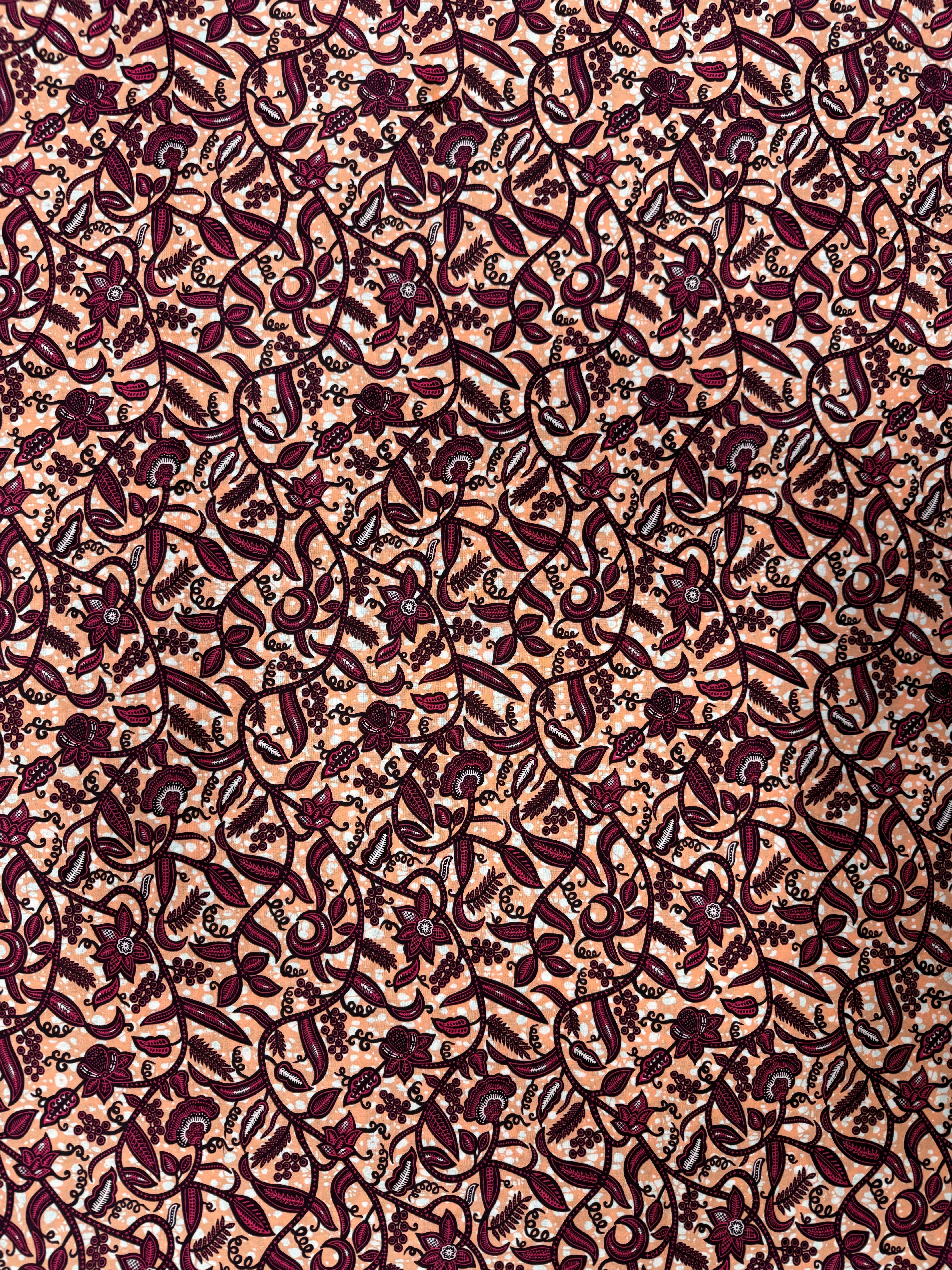 Floral Harmony African Print Fabric