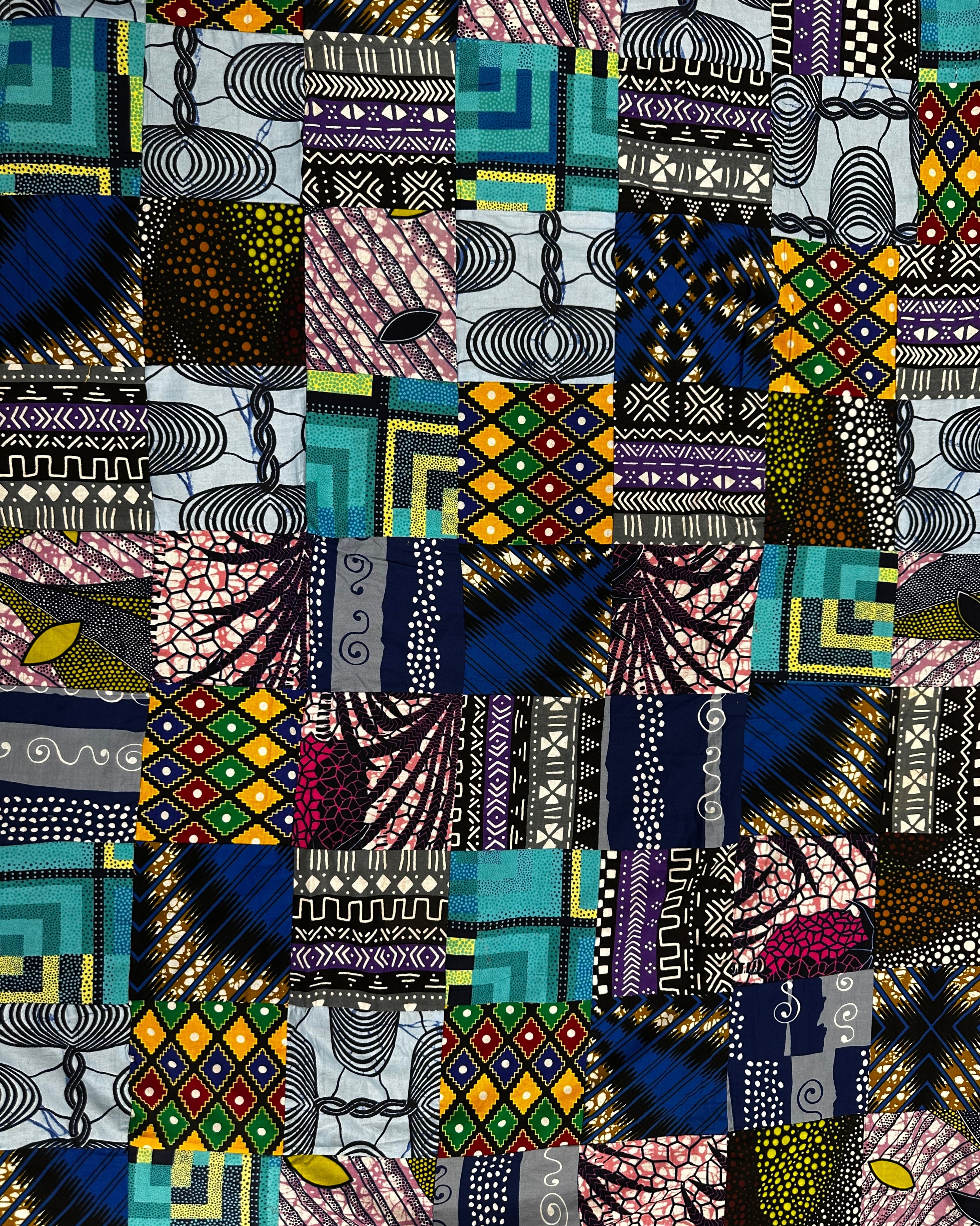 African Print Patchwork 1
