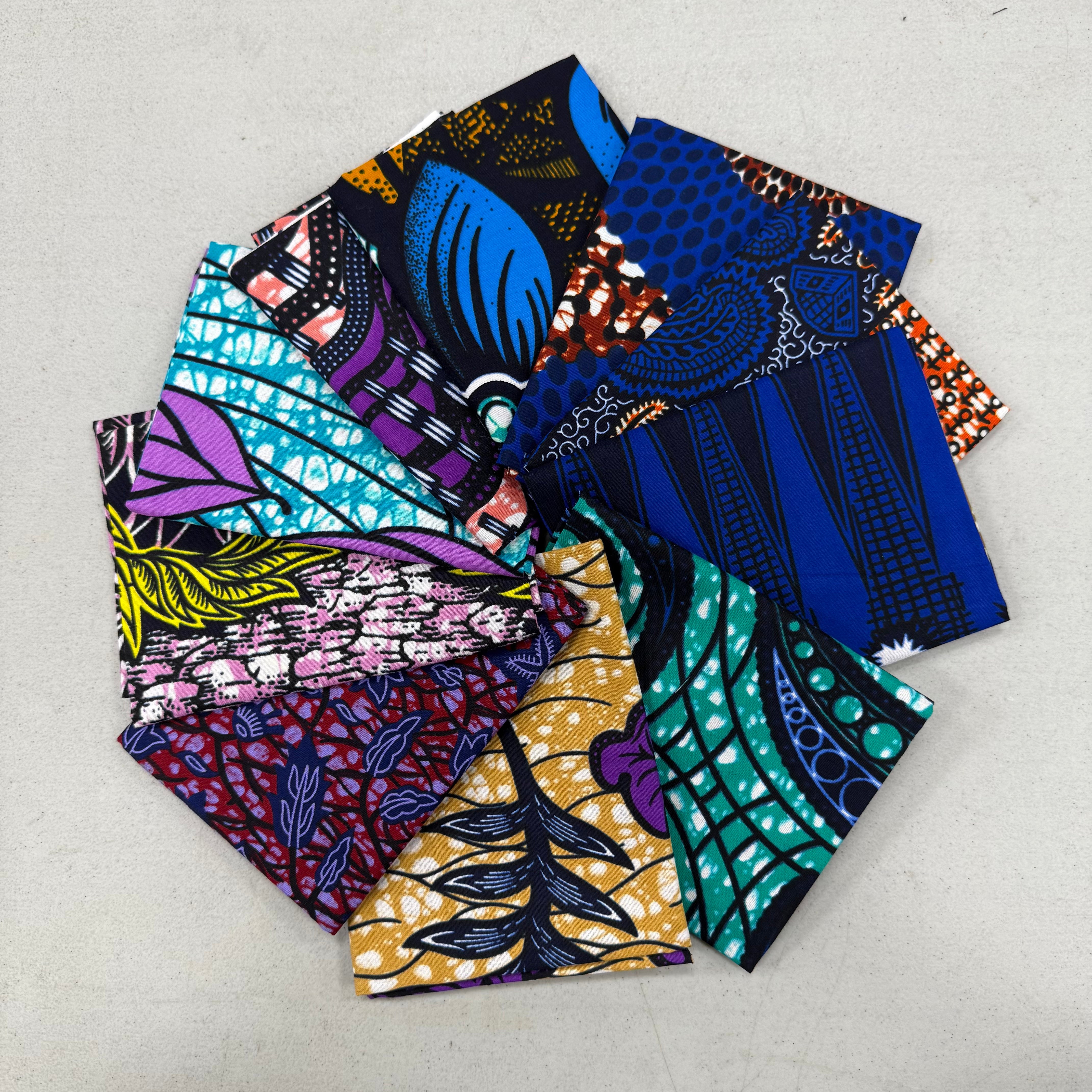 Purple and Blue Galore Fat Quarter Bundle