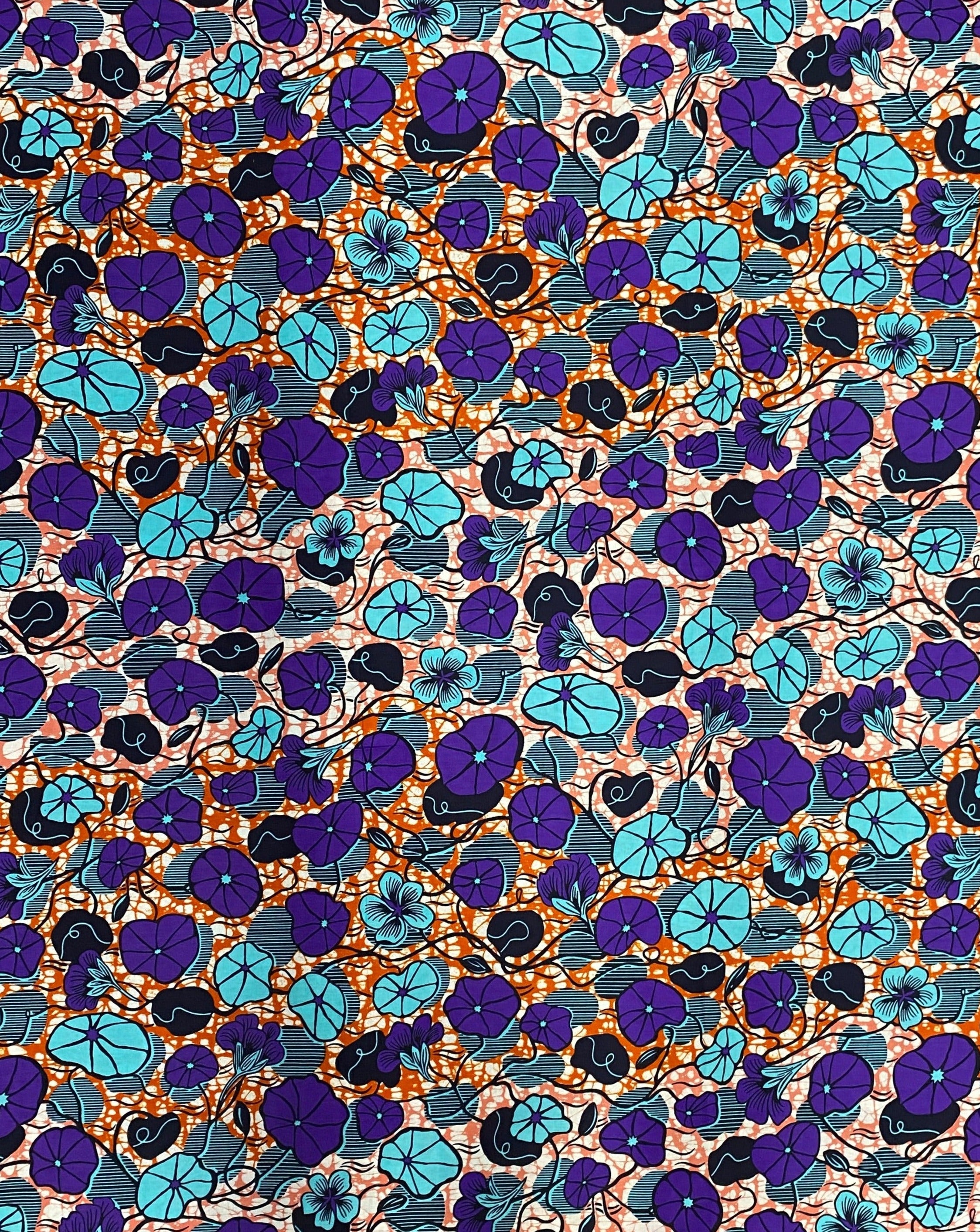 Fancy Floral African Print Fabric