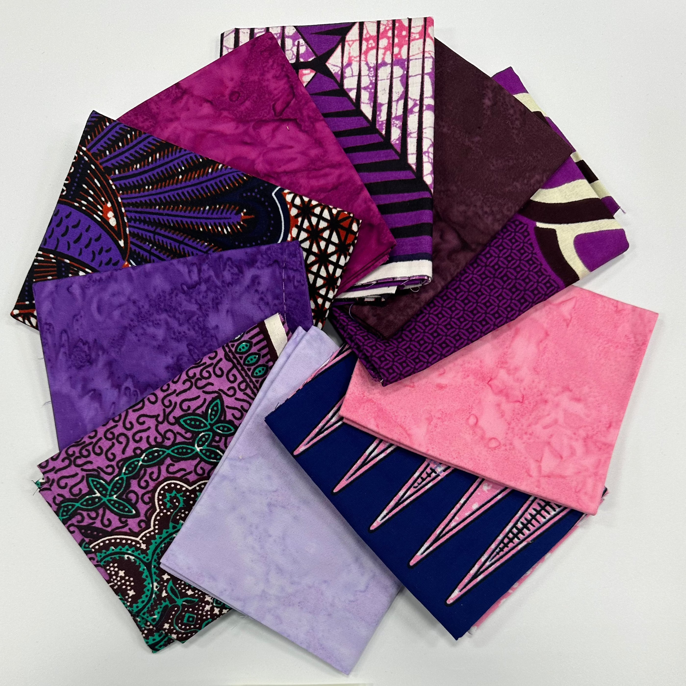 Custom Mixed Fat Quarter Bundles: African Print/Batik