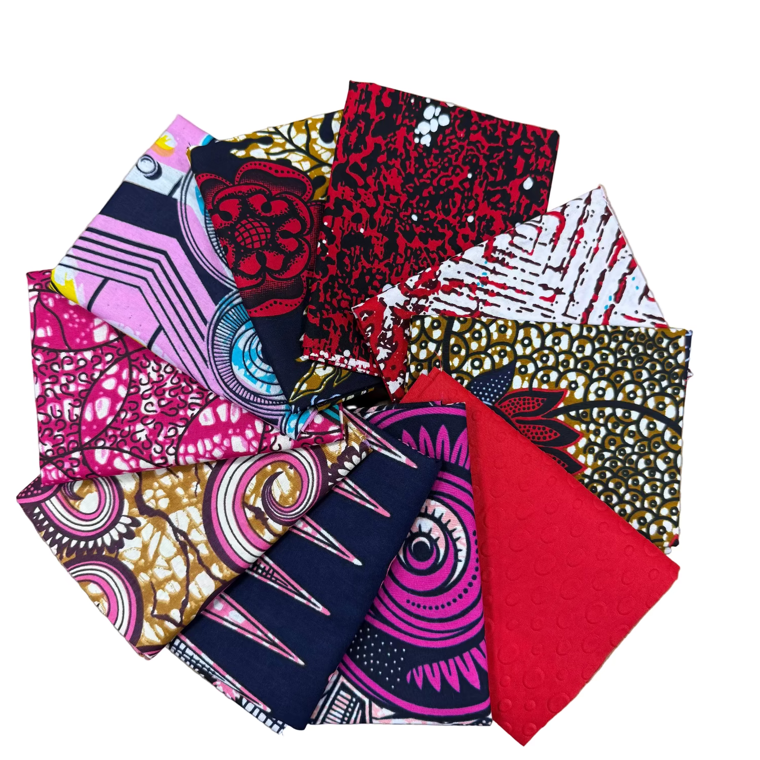 Pink and Red Fat Quarter Bundle