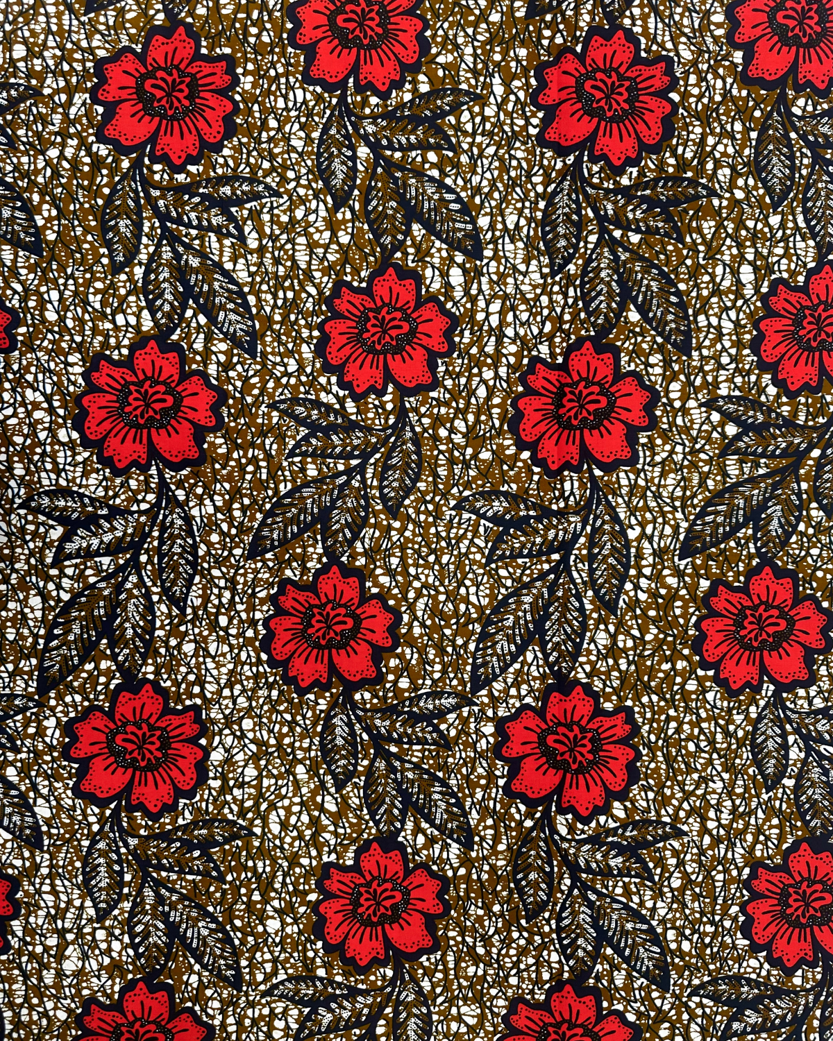 Serenity Petals African Print Fabric
