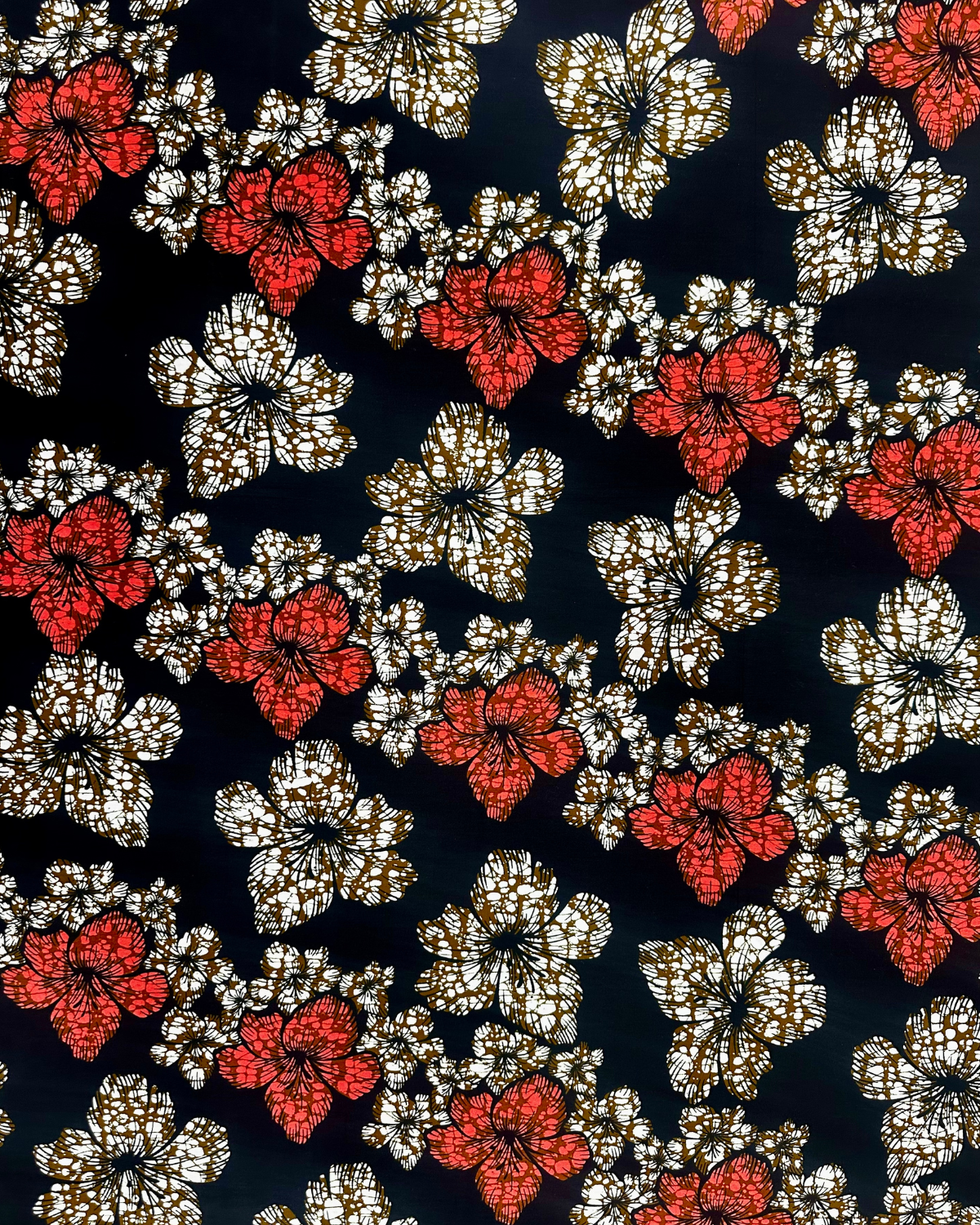 Timeless Petals African Print Fabric