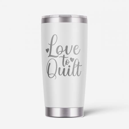 Love To Quilt Tumbler