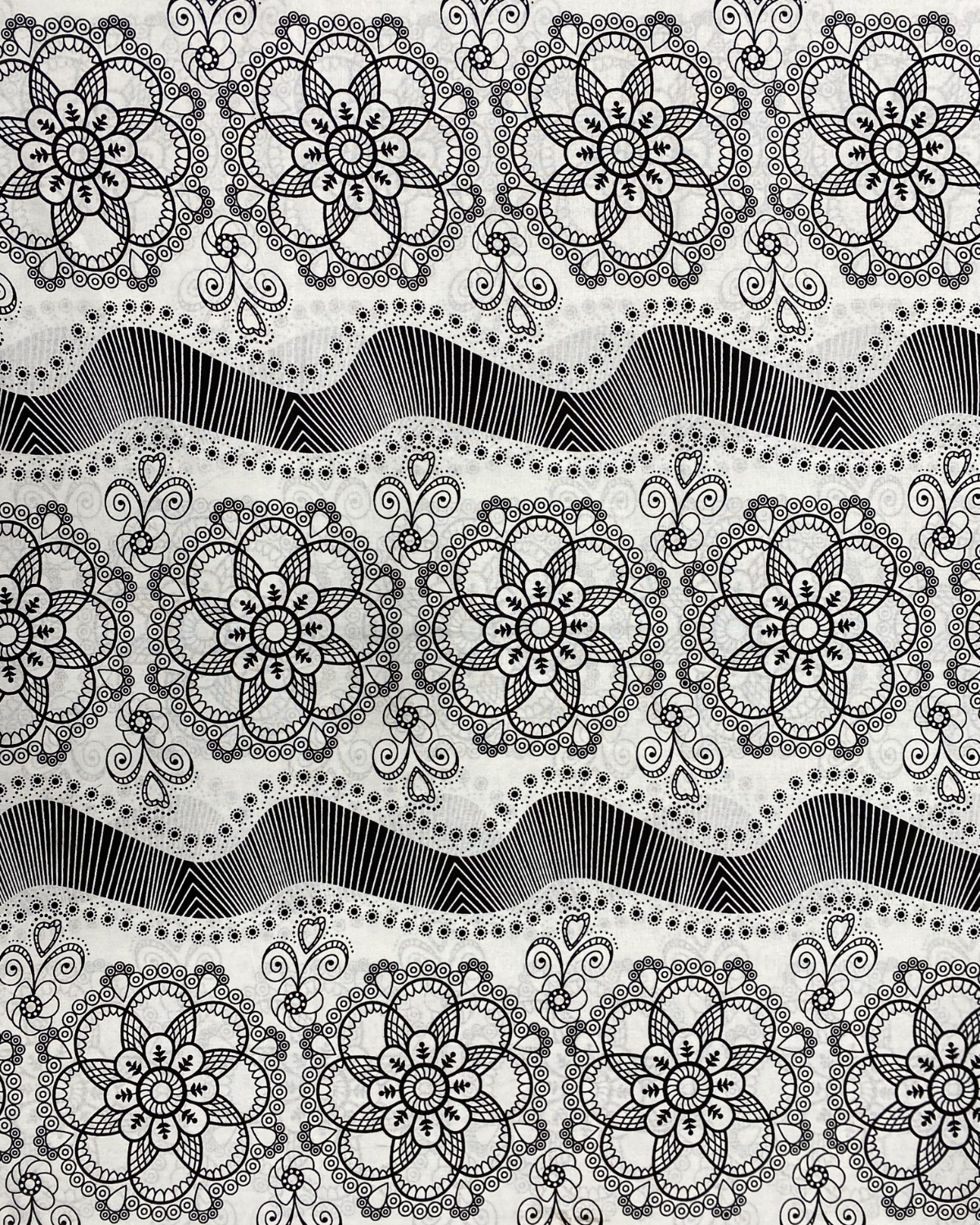 Lace Bloom African Print Fabric