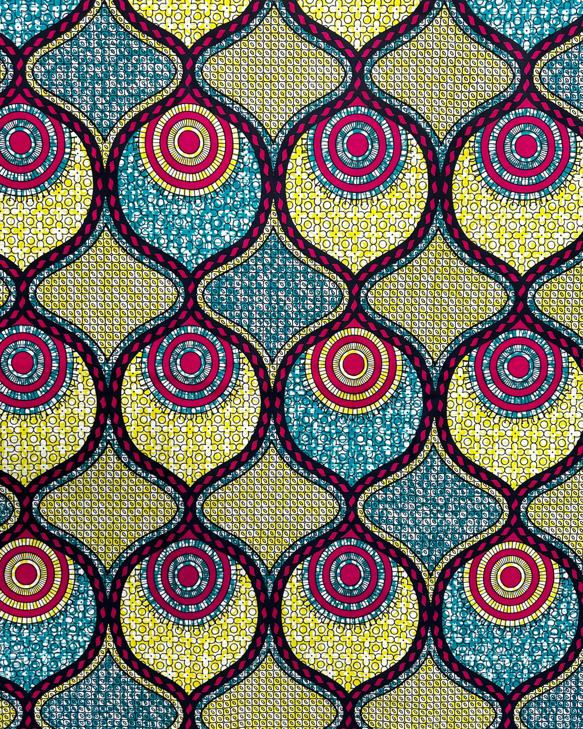 Lukaya Sunburst African Print Fabric