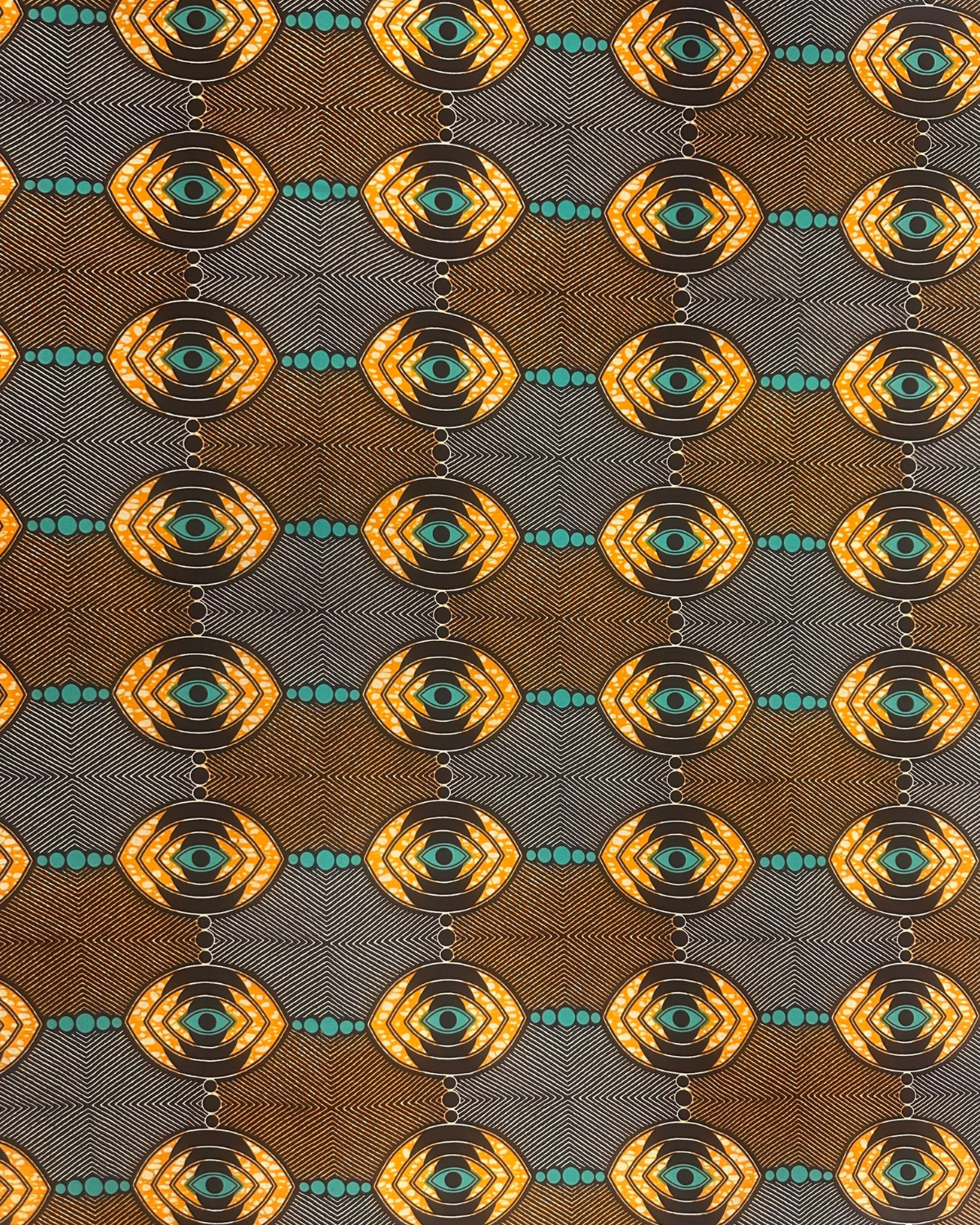 Eagle Eye African Print Fabric