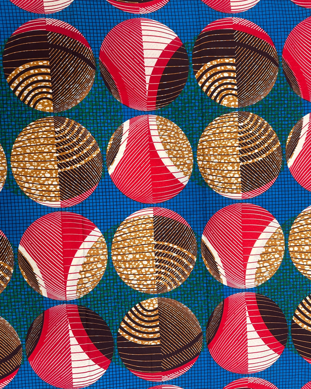 Solar Circle African Print Fabric
