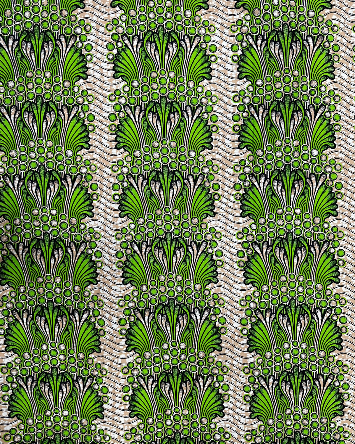 Emerald Dynasty African Print Fabric