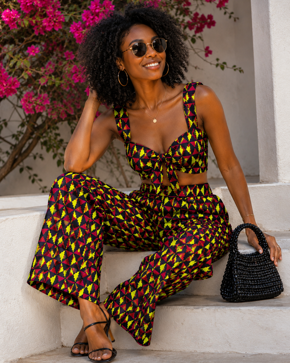 Imani Pulse African Print Fabric