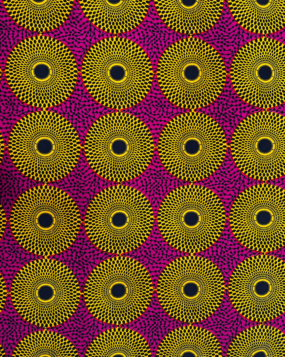 Oba Sunburst African Print Fabric