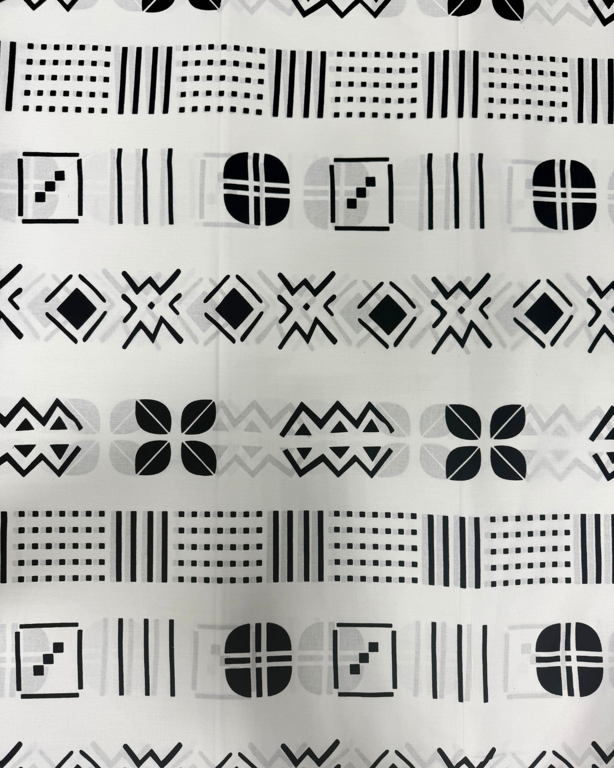 Modern Mudcloth African Print Fabric