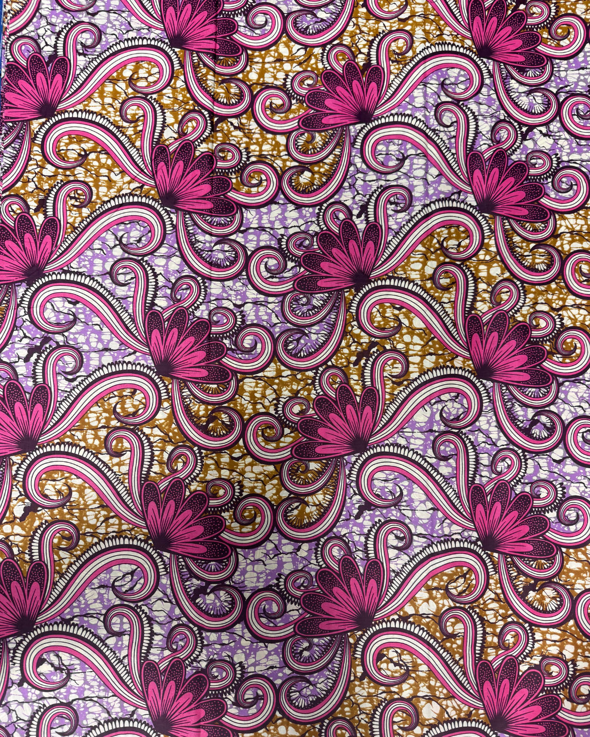 Pink Whirl African Print Fabric