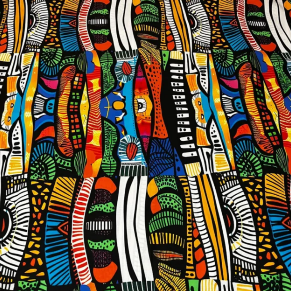 Rhythm of Color Fabric