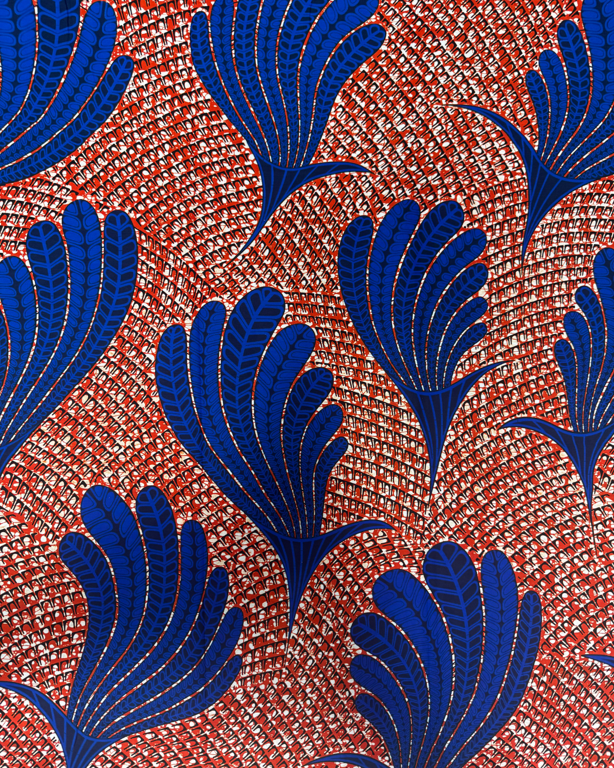 Royal Feather African Print Fabric