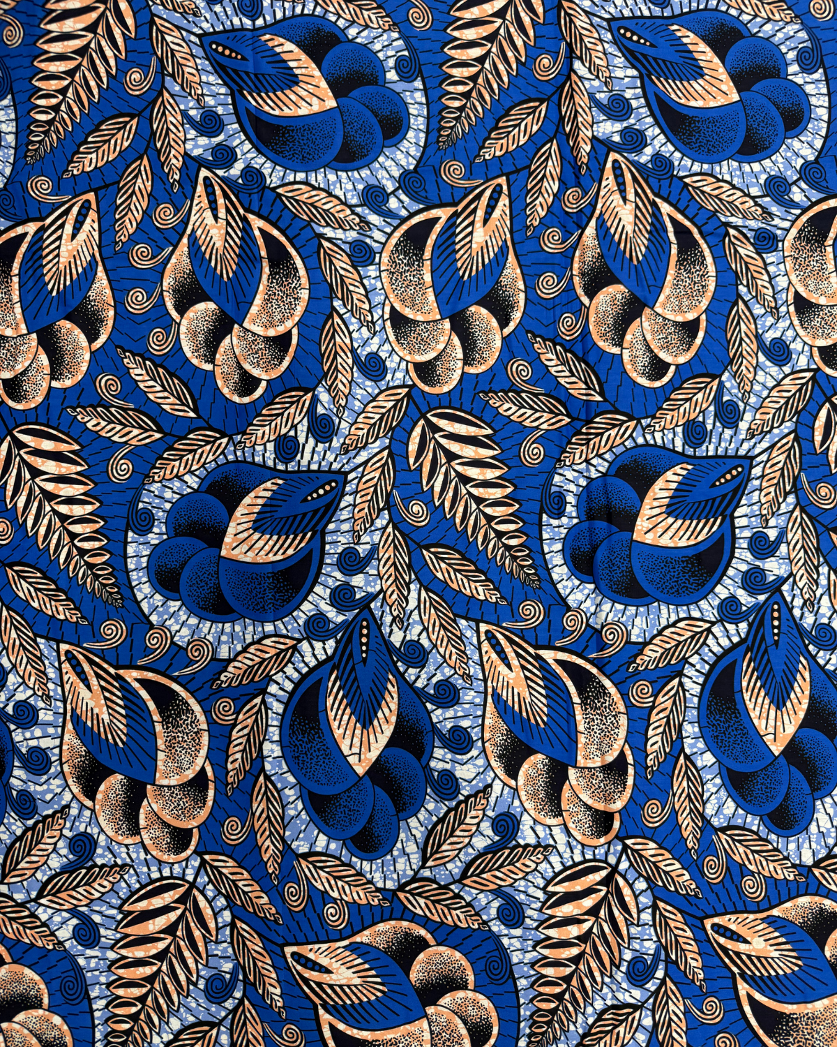 Sapphire Grove African Print Fabric