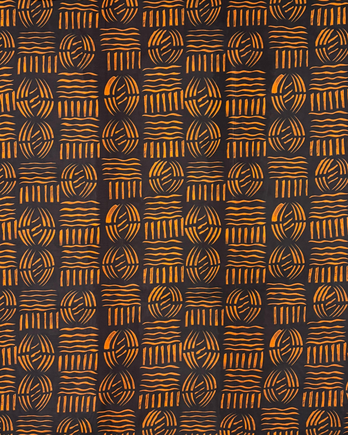 Copper Trails African Print Fabric