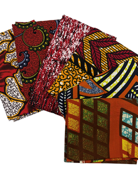 1 Yard African Print Stash Builder Bundle