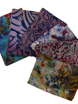 1 Yard Batik Print Stash Builder Bundle