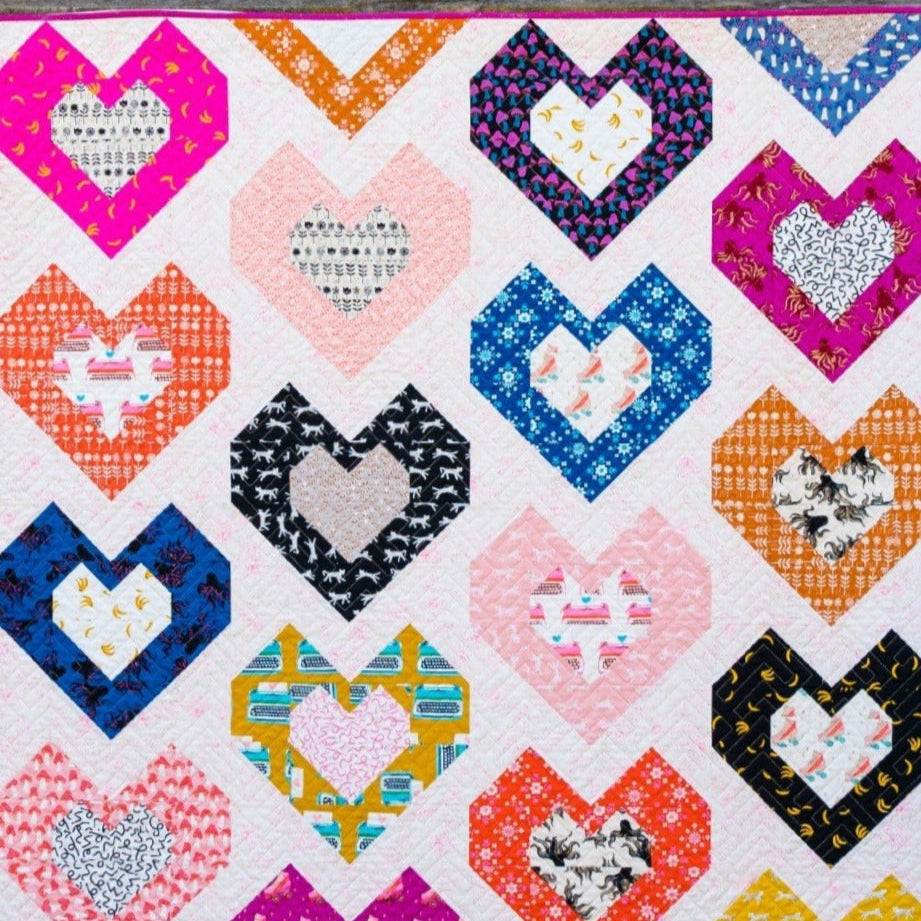 Two Hearts Quilt Pattern