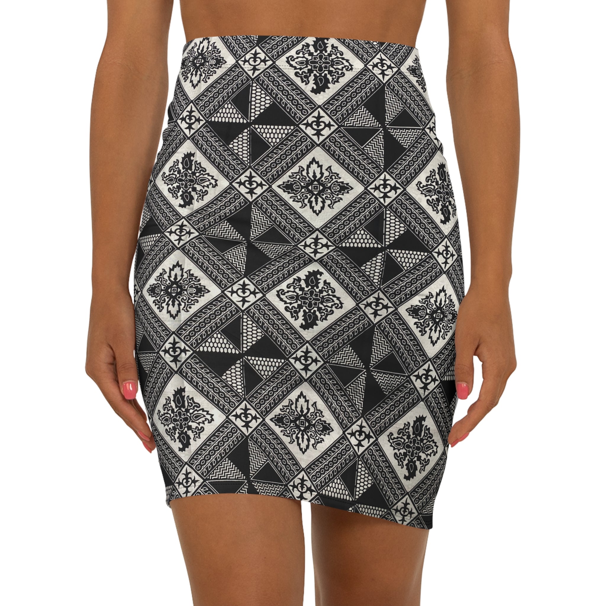 Monochrome Majesty African Print