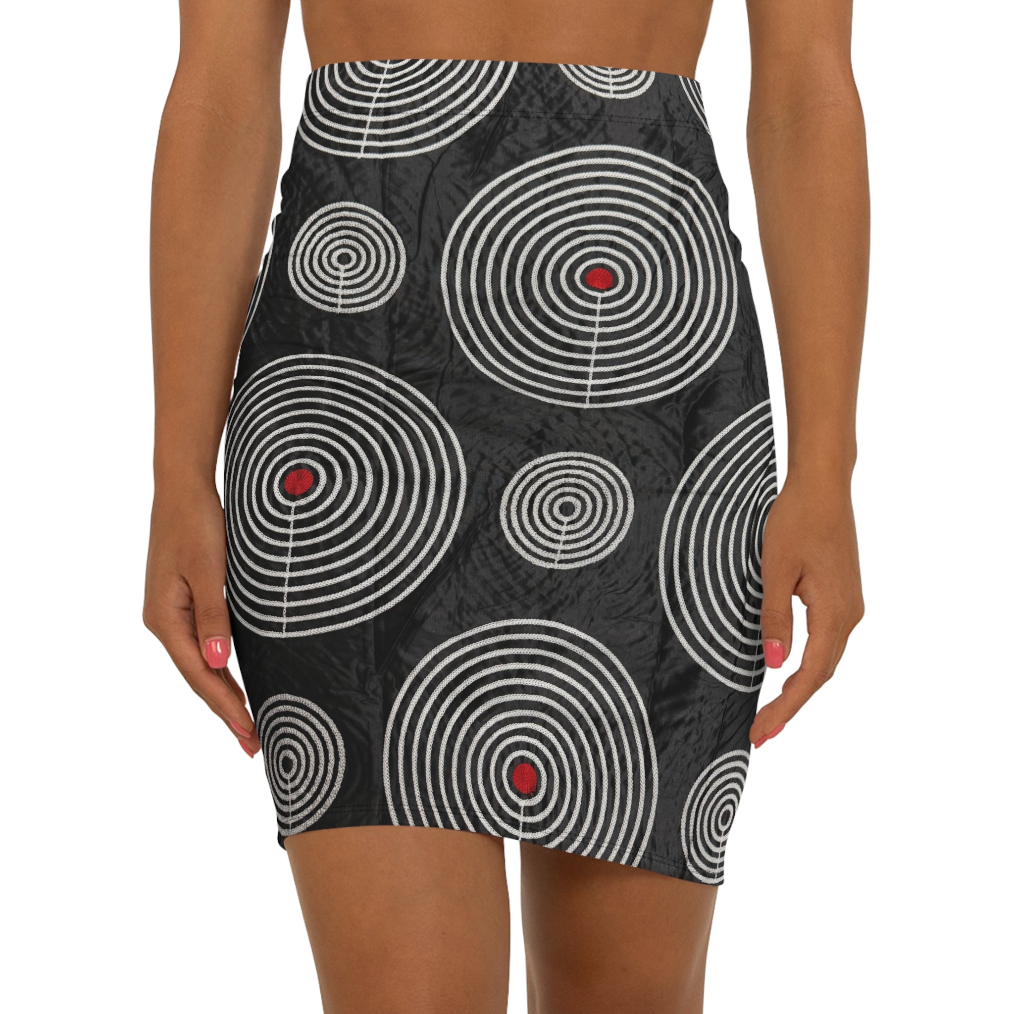 Bullseye Blossom African Print Fabric