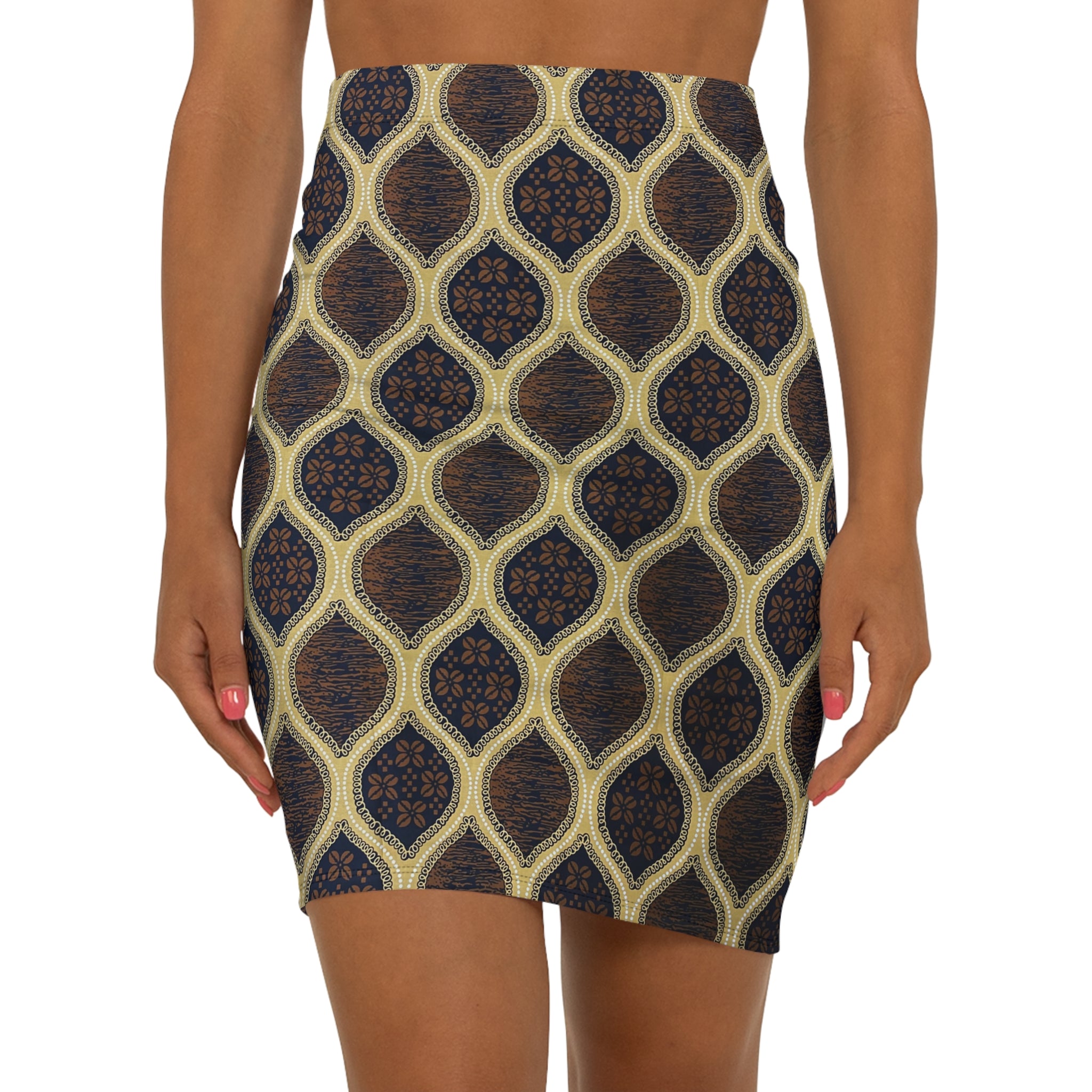 Midnight Gold African Print Fabric