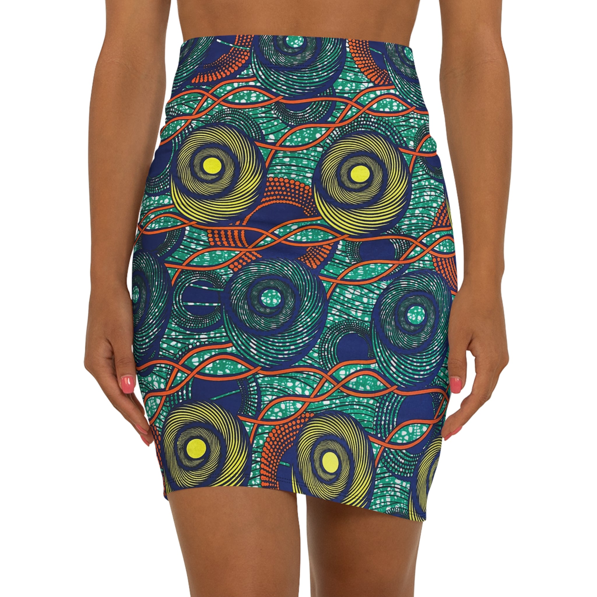 Infinity Swirls African Print Fabric