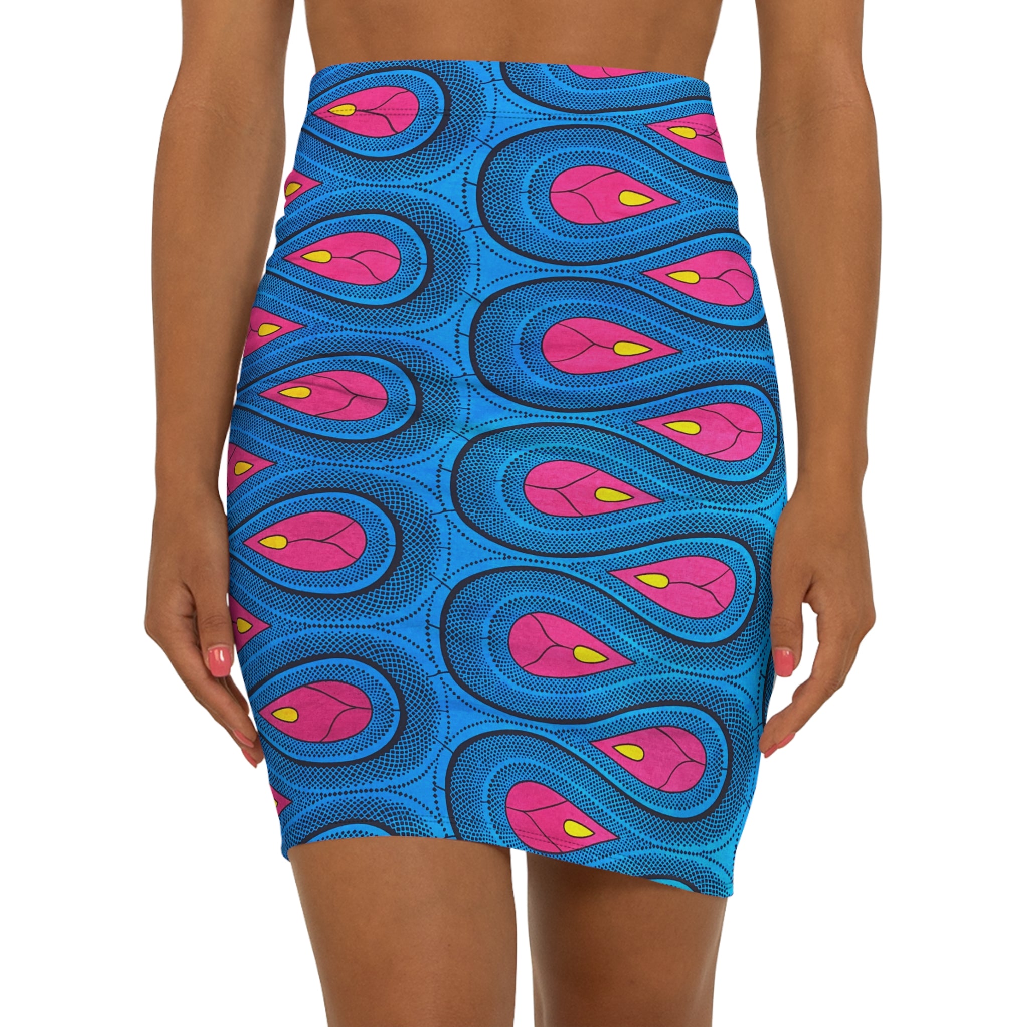 Peacock Flow African Print Fabric