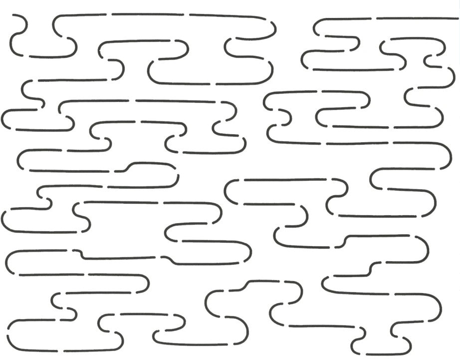 Quilt Stencil Pond Ripples